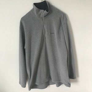 GREY PATAGONIA FLEECE PULLOVER size L
